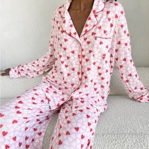 Splendid Puffy Hearts Pillow Soft PJ Set